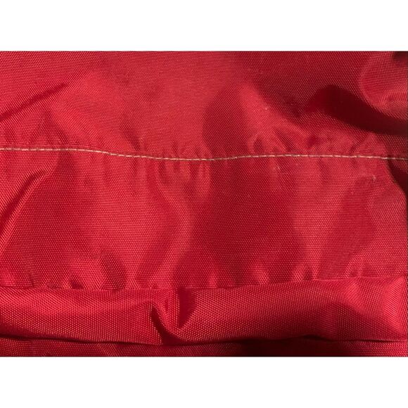 L.L. Bean Red and Gray/silver Deluxe Book bag BackPack Book Pack IV Kids - Picture 12 of 12